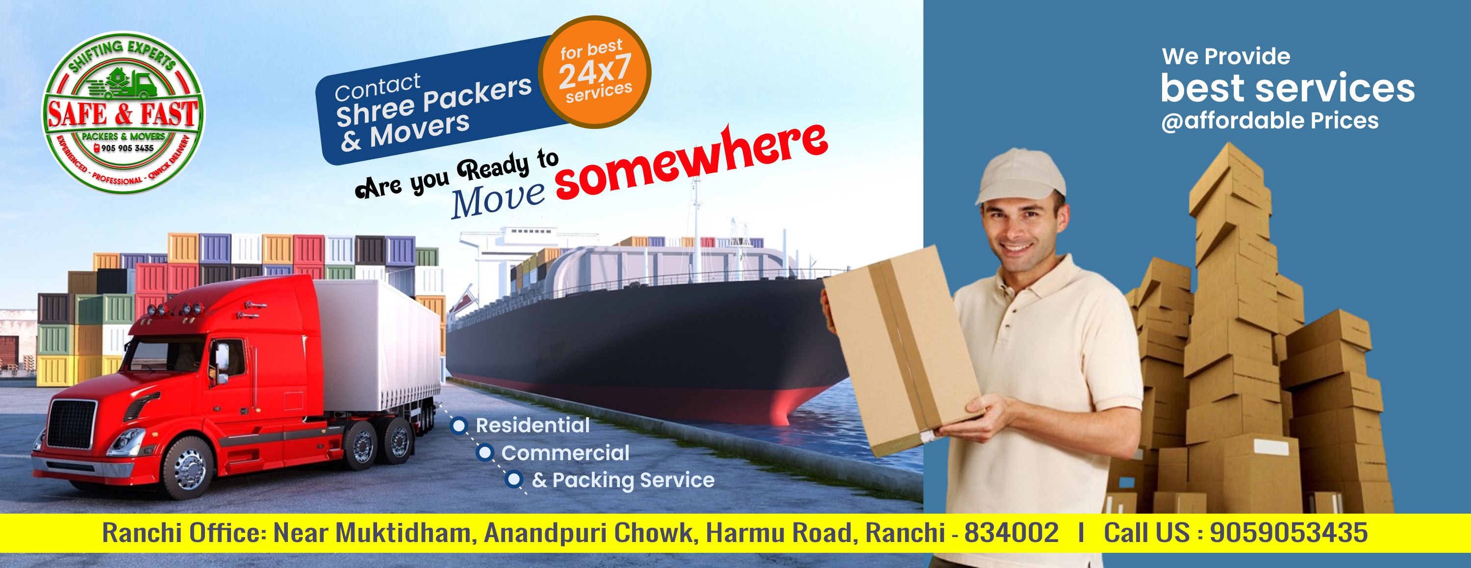 Packers and Movers in Ranchi