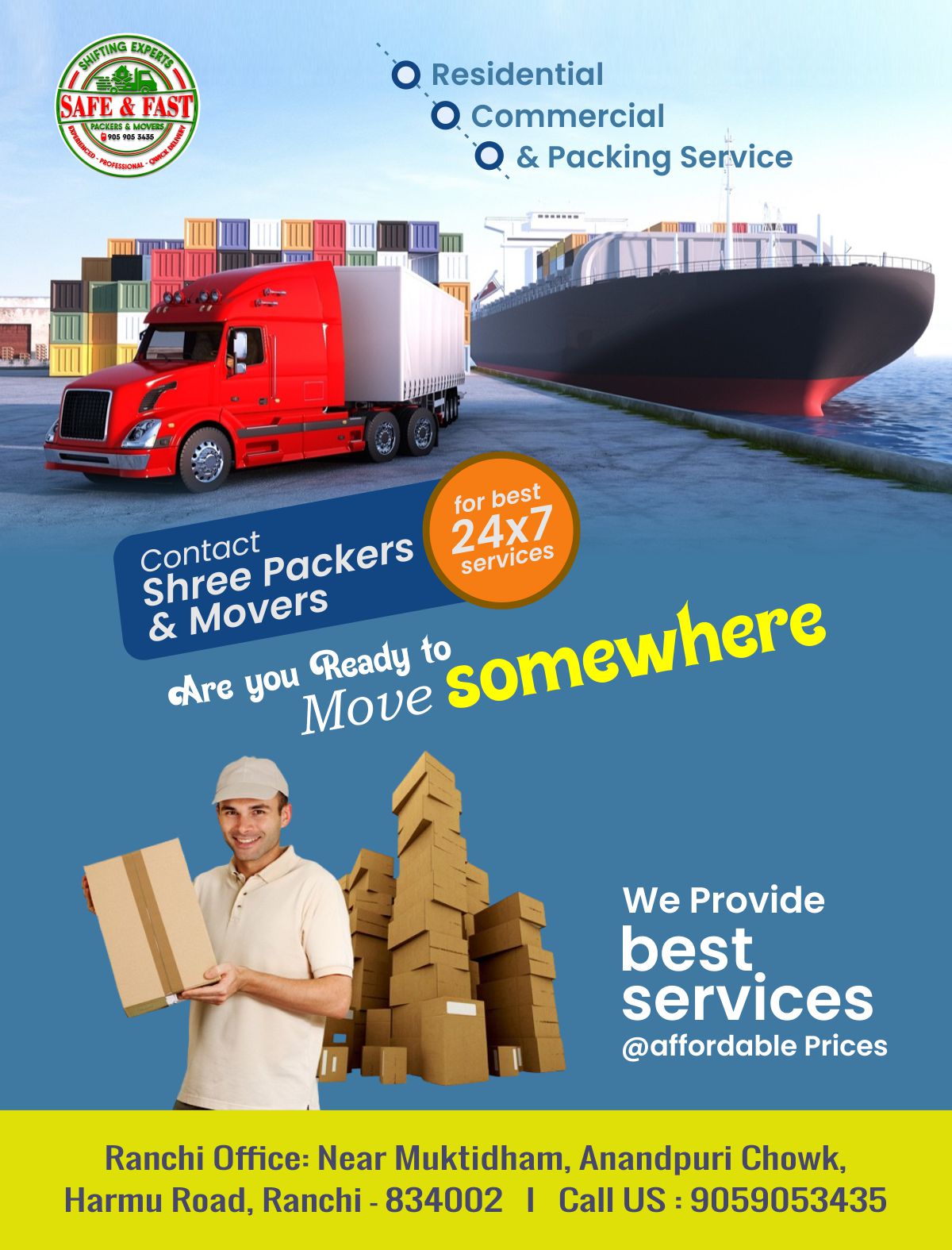 Packers and Movers in Ranchi